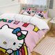 thumbnail image 1 of Hello Kitty 3-Piece Twin Bed Set - Includes 1 Single Comforter And 2 Pillowcases Bedding - Fade Resistant Microfiber - Hello Kitty, 1 of 4