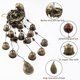 thumbnail image 2 of Nido De Pájaros Wind Chimes Con 12 Campanas De Viento Color Bronce, 2 of 7