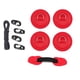 thumbnail image 2 of D Ring Pad Patch Bungee Accesorios Set Parche Redondo Para Tabla De Surf Inflable Rojo, 2 of 2
