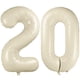 thumbnail image 1 of Globo LVMOQIQIU, 40 cm, blanco, número 20, blanco crema, 2 unidades, 1 of 6