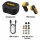 thumbnail image 5 of Auriculares True Wireless DEWALT, resistentes, 37 horas, negros, 5 of 9