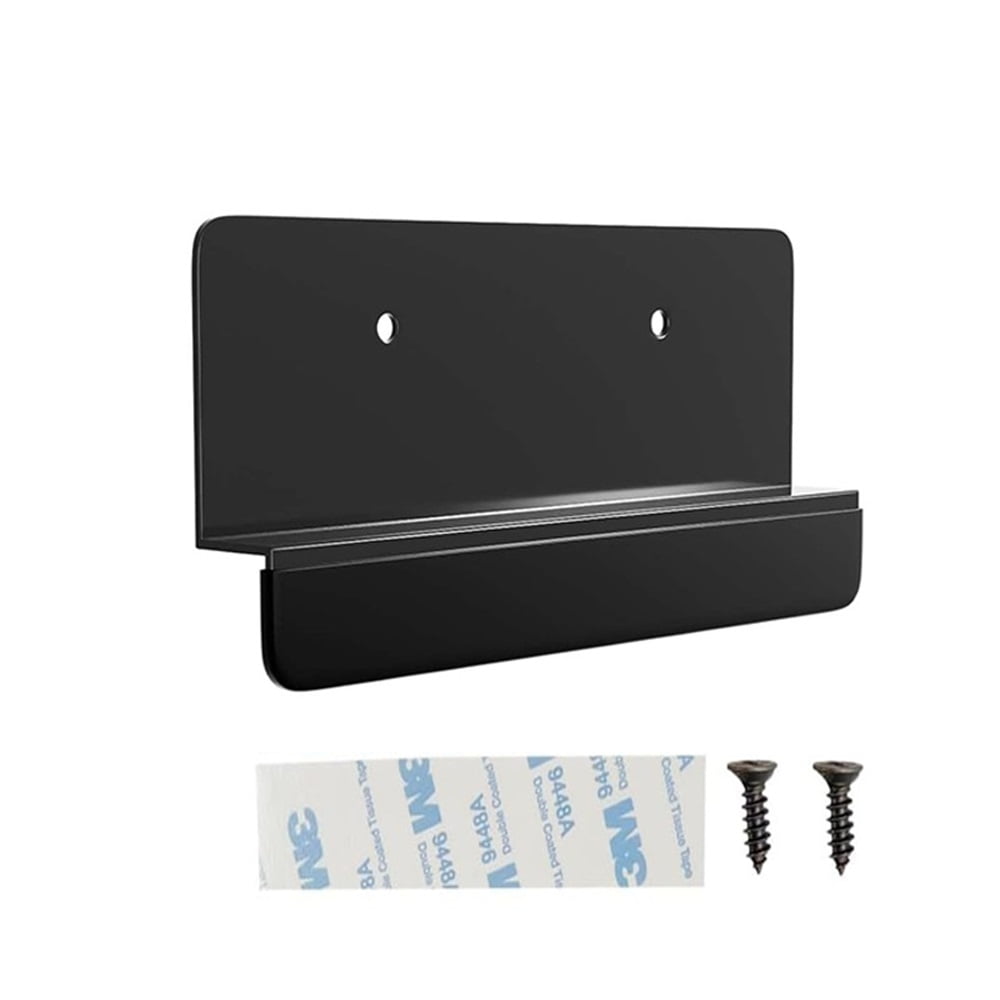 Xusx111 - 2pack Bajo El Pie Del Gabinete Tirar Con Adhesivo Y Tornillos, Manos Libres De Basura Cajón Pie Tirar Abridor Adecuado Para La Basura De La Cocina Cajón Del Gabinete (2pack Negro)