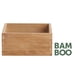 thumbnail image 1 of Caja Almacenamiento Bambú 15X15Cm, 1 of 3