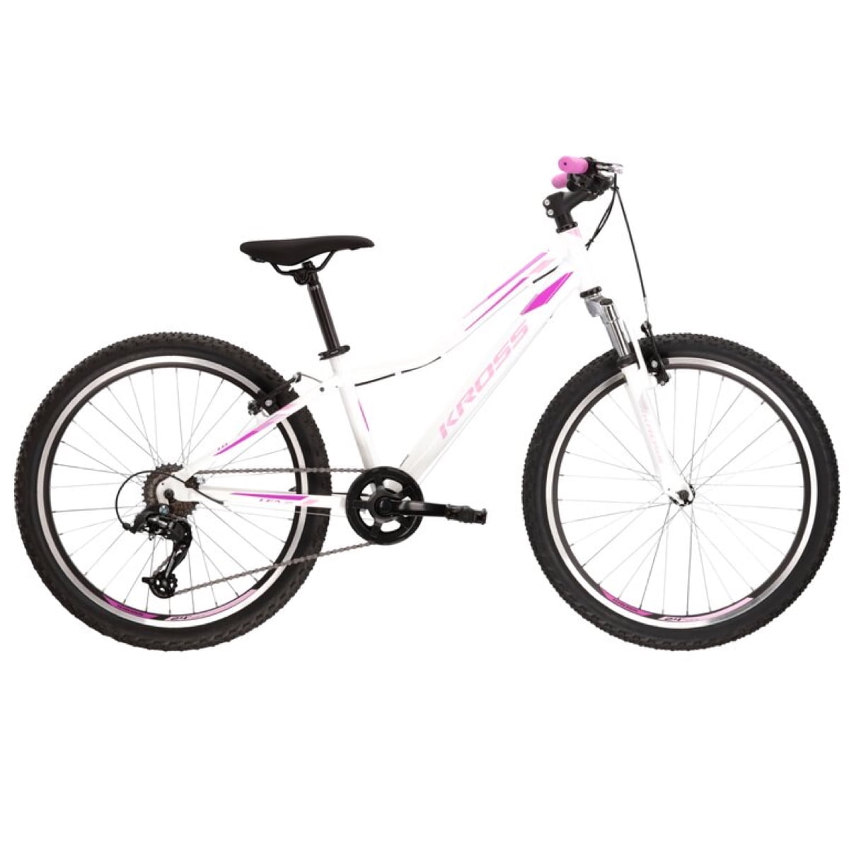 Bicicleta Mtb Infantil Kross Lea Jr 1.0 Sr Pink Blue Purple