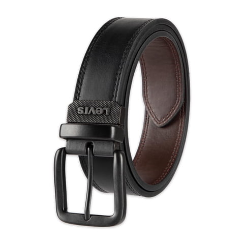 Jeans Casuales Reversibles Con Cinturón Levi'S, Color Negro/Marrón, Para Hombre