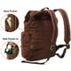 thumbnail image 2 of Mochila HuaChen Vintage Canvas con detalles en piel 20L M32, 2 of 2