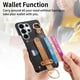 thumbnail image 2 of Funda FOXDOCK para Samsung Galaxy S26 Ultra Función billetera, diseño con anillo, soporte ajustable y correa para muñeca-negro, 2 of 6