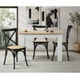 thumbnail image 2 of Pack 4 Silla Crossback Negra | Madera Ratán | Diseño Clásico, 2 of 6