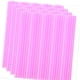 thumbnail image 3 of 100 Pajitas De Plástico Desechables De Color Rosa Para Fiestas De Cumpleaños, Festivales Y Acampadas, 3 of 4