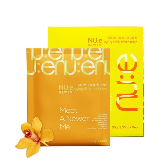 Mascarilla de hoja the white‑k NU:e Aging Care 30 g x 5 uds