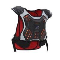 Magideal - Chaleco De Motocicleta Para Niños, Protector De Pecho Y Espalda, Equipo De Protección, Chaleco De Bicicleta Multiusos, Chaqueta, Protector Corporal Pa