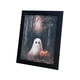 thumbnail image 2 of Impresión Artística De Halloween De 9 X 6,9 Pulgadas, Pintura Estética Para Baño, Estante, Dormitorio, Fantasma Y Perro, 2 of 5