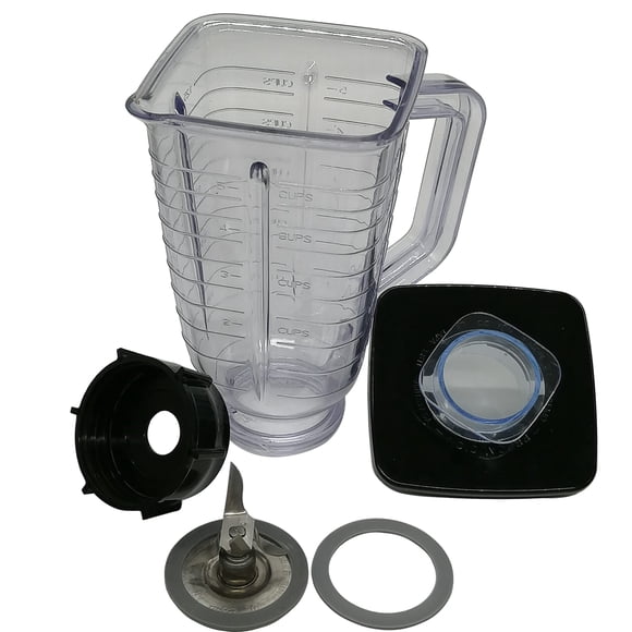 Jarra Para Licuadora De Plástico De 5 Tazas Con Cuchilla De Acero Inoxidable