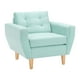 thumbnail image 2 of Sofa Bote 1c Felpa 05 Verde Agua, 2 of 6