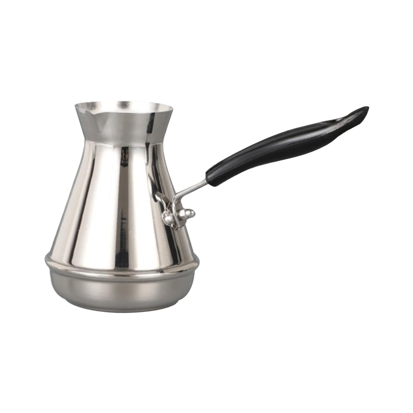 Magideal - Cafetera Hervidor De Café Hervidor De Té De Acero Inoxidable Duradero Resistente A La Oxidación Hervidor De Té Para El Hogar Café Cocina Bar Al Aire 650ml