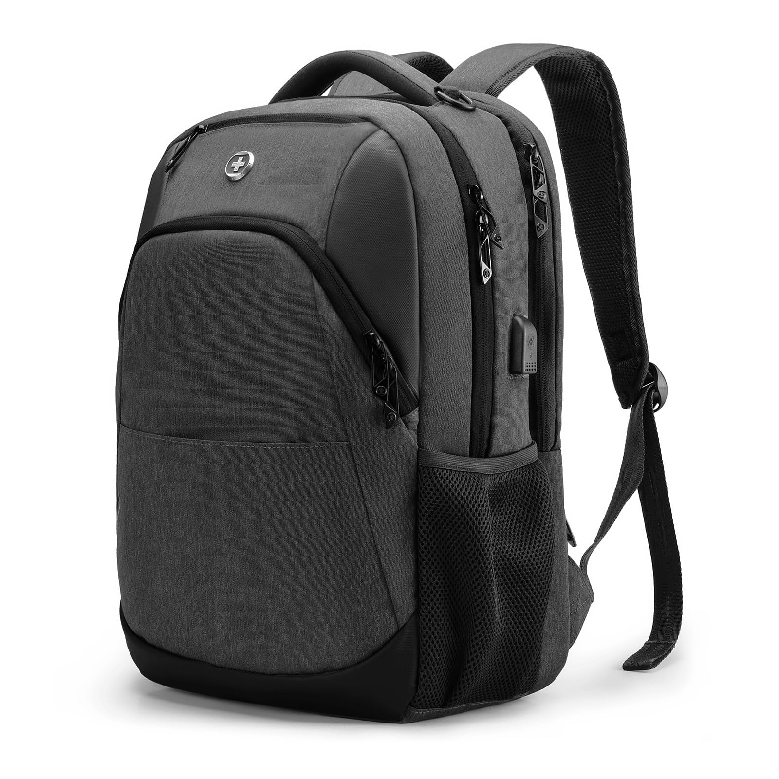 Mochila Swissdigital Design Travel Laptop 16 Pulgadas Usb Gris