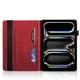 thumbnail image 2 of Funda con relieve del Árbol de la Vida para tablet ipad Pro 13(2024) con soporte, ranuras para tarjetas y soporte para lápiz óptico. Rojo, 2 of 6