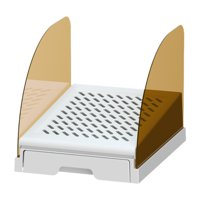 Magideal - Estera Para Residuos De Gato, Almohadilla Para Pies, Escalones Para Gatos, Caja De Arena Para Gatos De Interior, Suministro Para Mascotas Domésticas Blanco