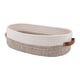 thumbnail image 3 of Cesta De Algodón Tarcha Tejida Organizador De Baño Bin Para Sala De Estar Gabinete Casero Gray And White, 3 of 5