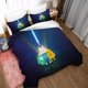 thumbnail image 2 of Adventure Finn Explore Time Anime Cover 3D Bedding Comforter Cover 3 Pcs Bedding Set, 2 of 5