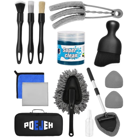 Kit de Limpieza Interior Poejeh 15 Piezas con Gel 160 g