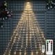 thumbnail image 1 of 1pc Waterfall Fairy Lights, 11 Strands 220LED USB Plug Copper Wire Branch Decorative Vines String Lights, Waterproof Starry Twinkle Micro LED Light For Garden, Wedding And Christmas Tree Decoration, 1 of 3