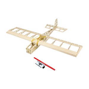 Magideal - Avión De Madera Balsa Avión Modelo 580Mm Envergadura Avión Kit Juguetes Kit Paquete De Película