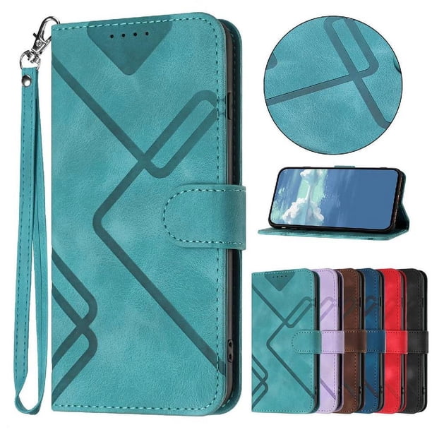 Funda FOXDOCK para Samsung Galaxy A54 5G – Tipo libro con soporte, billetera, correa y diseño elegante