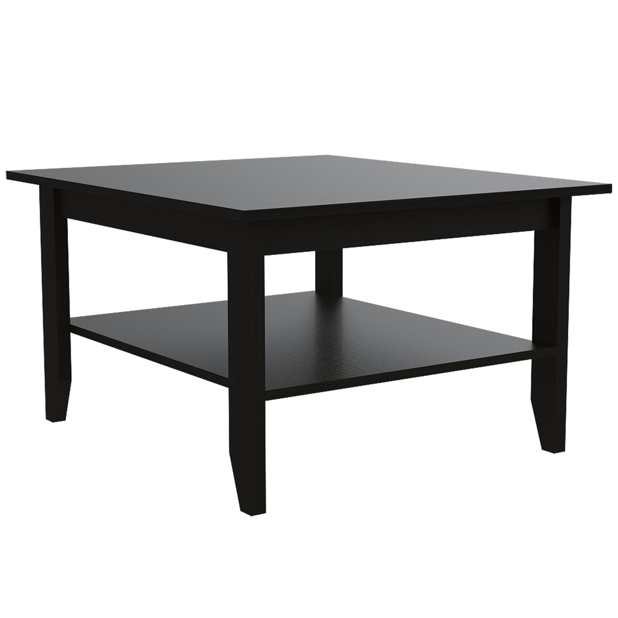 Fmfurniture - Mesa De Centro 1 Estante Fm-004n Negro