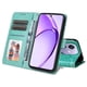 thumbnail image 2 of Funda tipo cartera FOXDOCK para OPPO A5x 4G/5G , diseño girasol en relieve, cuero PU, cierre magnético, soporte y tarjetero, 2 of 5