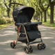 thumbnail image 2 of BEBESIT COCHE PASEO TWISTER GOLD NEGRO, 2 of 5