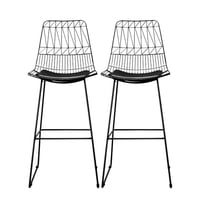 Habita2 Chile - Sillas De Bar Elegant Negro - 2 Unid