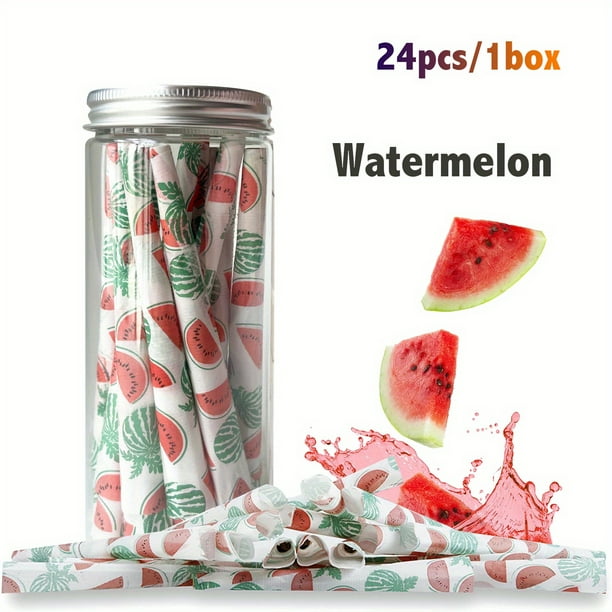 24pcs, Fruit Flavored Pre-Rolled Cones, Tapered Paper With Tips On The Roll, Suitable For Regular Herb Grinder Flavor Paper, Translucent Pre-Rolled Cones, Cigarette Paper, Hornet Natural Unrefined Rol