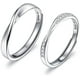 thumbnail image 1 of Anillos ilusiones pareja ajustable plata 925, 1 of 3