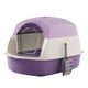 thumbnail image 5 of Caja De Arena Grande Para Gatos Con Puerta Delantera, Caja De Arena Duradera Para Mascotas Con Tapa, Color Morado, 5 of 5