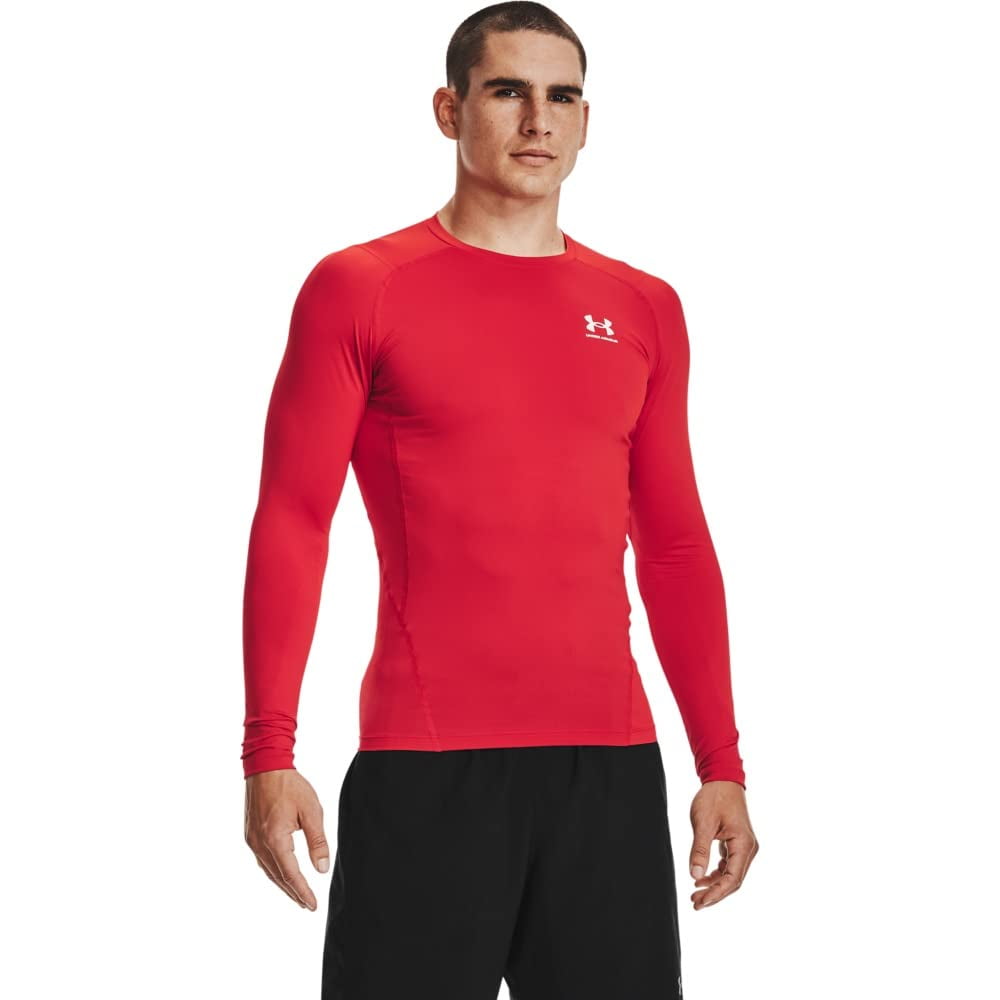 Camiseta Under Armour Armour Heatgear Compression Para Hombre, Color Rojo S