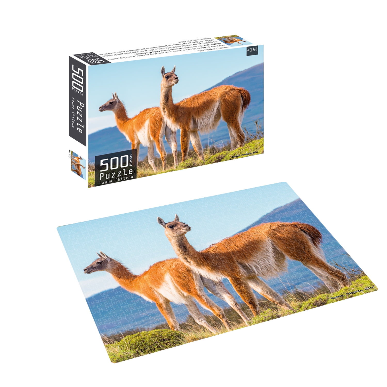 Nobel Gift - Puzzle 500 Piezas Fauna Chilena Guanaco