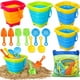 thumbnail image 1 of TOY Life Collapsible Beach Sand Toy Set, Silicone Beach Bucket, 1 of 3
