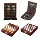 thumbnail image 3 of Set Estuche Abridor De Vino Con Ajedrez Madera Portatil Mx01, 3 of 4