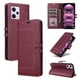 thumbnail image 5 of Premium Wallet Case for Xiaomi Redmi Note 12 Pro 5G with Card Slots & Kickstand, Flip Cover Red, 5 of 6
