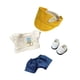 thumbnail image 3 of Camiseta De Muñeca + Accesorios De Disfraz De Pantalones Vaqueros Para Muñecas Colgantes De 15 Cm Regalos De Año Nuevo Estilo A, 3 of 3