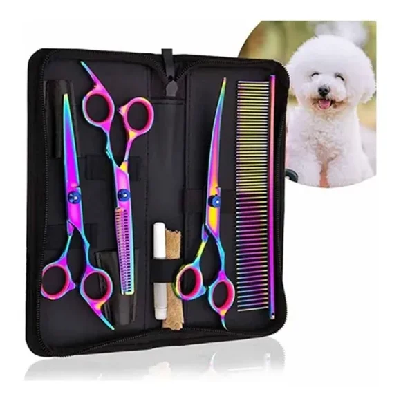 Tijeras Profesional Para Mascotas Perro Corte De Pelo