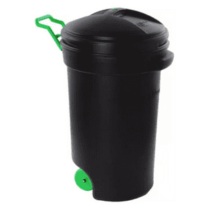 Basurero Tacho Plastico 75 Litros Wenco Con Ruedas