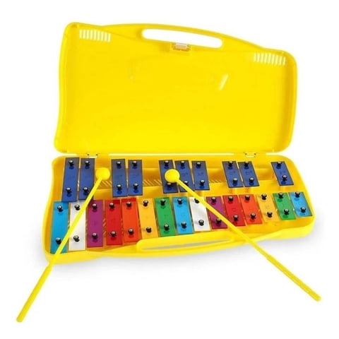 Metalofono Xilofono Cromatico 25 Notas Infantil Hendrix