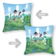 thumbnail image 2 of Funda de Almohada Desmarcar Presiona Start Terciopelo 66x66 cm, 2 of 6