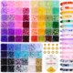 thumbnail image 1 of Abalorios de Vidrio Funtopia 6 mm, 2700 Piezas, 70 Colores para Pulseras, 1 of 3