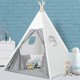 thumbnail image 1 of Carpa en forma de tipi Wilwolfer Kids para niñas y niños que juega en interiores y exteriores, 1 of 7