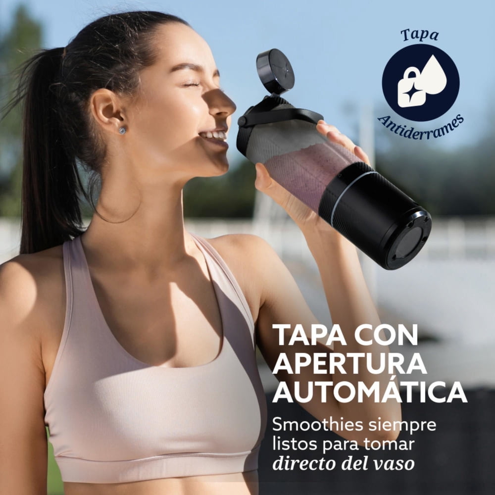 Licuadora portátil Oster GoMAX 590 ml Negro, foto 6