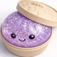 thumbnail image 1 of Juguete Squishy XWB con brillo, dumpling suave de TPR, color morado, 1 of 8