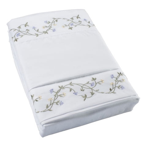 Sabana Andes Microfibra Bordada Verde 1.5 Plaza